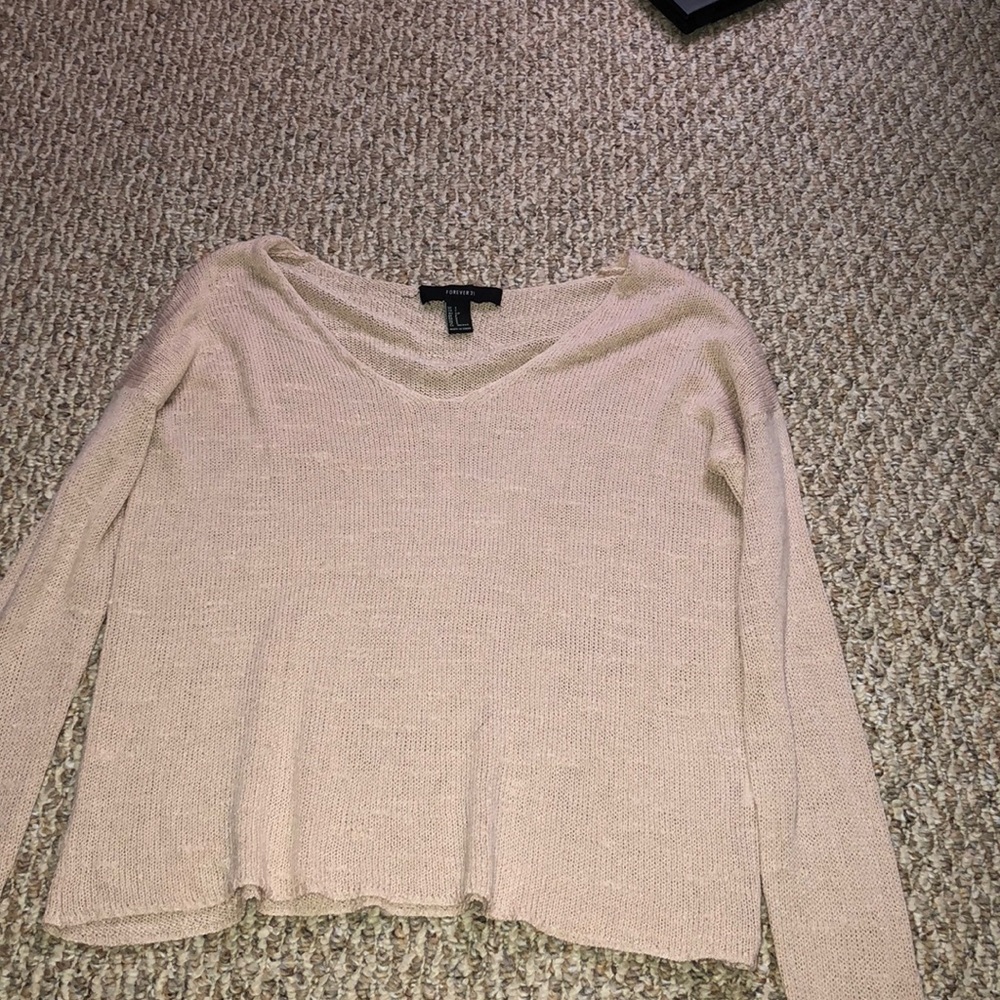 Light pink sweater size small